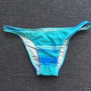 Blue stripe bikini bottom | Size S